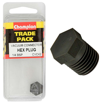 Champion hex taper plug 1/4 inch BSP