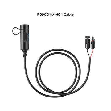 Bluetti P090D to MC4 external battery connection cable