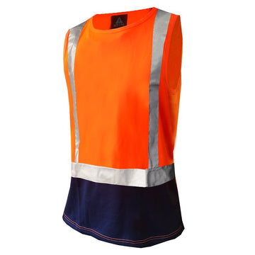 Clearance - Esko Singlet, D/N orange Navy with Tape