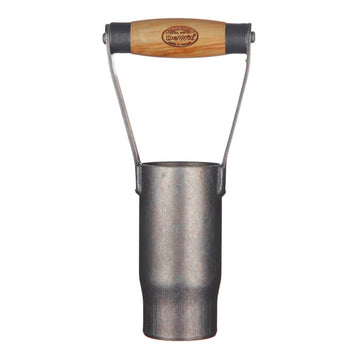 Dewit Daffodil Bulbplanter with carbon steel body and ash wood handle