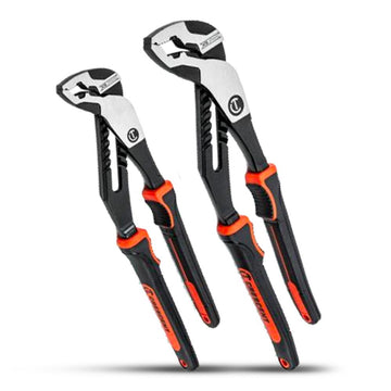 2 Pc. Z2 K9 Straight Jaw Dual Material Tongue and Groove Plier Set - 200mm/8inch & 300mm/12inch