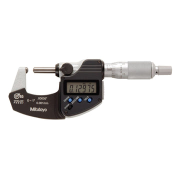 Mitutoyo Digimatic tube micrometer with spherical anvil and digital display