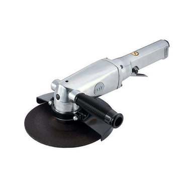 M7 pneumatic angle grinder with safety lever throttle and 180mm side handle