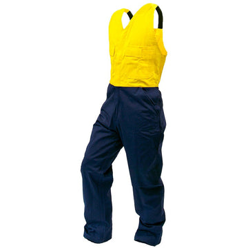 Esko Overall Action Bib, 300gsm Cotton, Yellow/Navy, DO