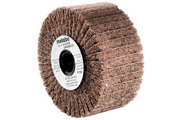Metabo 105x50mm P80 pink aluminium oxide flap wheel with nylon web backing