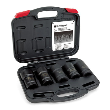 Clearance - Powerbuilt 1” Dr 5pc Master Budd Wheel Socket Set | Alltrade