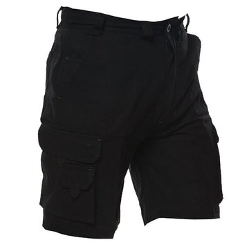 Esko 270gsm Cargo Shorts, Black-Size 117R