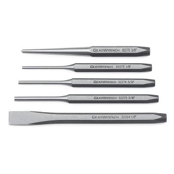 GEARWRENCH 5 Pc. Punch and Chisel Set
