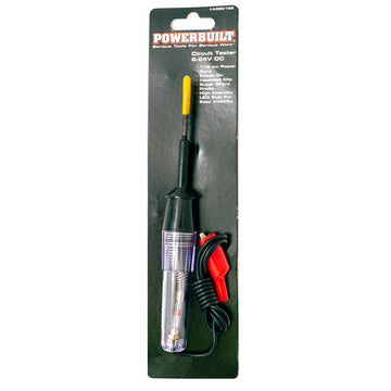 Powerbuilt Circuit Tester 6 – 24V DC with LED Bulb | Alltrade