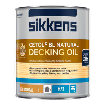 Sikkens BL Natural Decking Oil - Natural