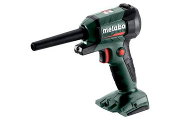 Metabo 18V cordless air duster bare tool with vario switch and LED work light