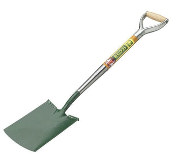Bulldog Digging Spade - Steel Shaft with Tread | Hobeca