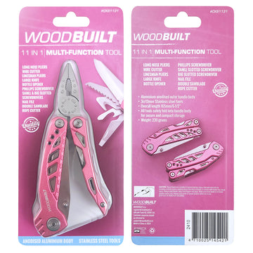 Woodbuilt Pink 11 In 1 Multi-Function Tool | Alltrade