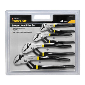 Trades Pro 4pc Groove Joint Plier Set