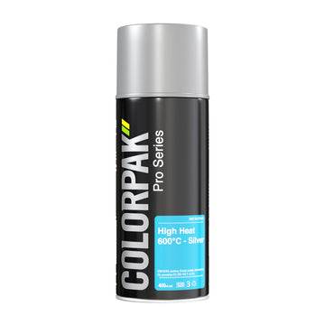 Colorpak Pro Series High Heat Silver 600C 400ml aerosol can