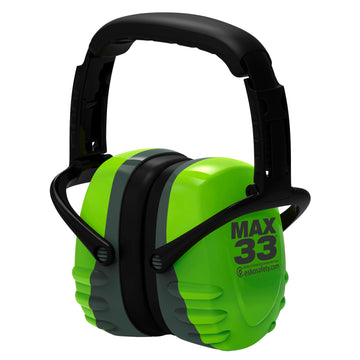 Esko Max33 folding earmuff hearing protection, Class 5, 33 dB