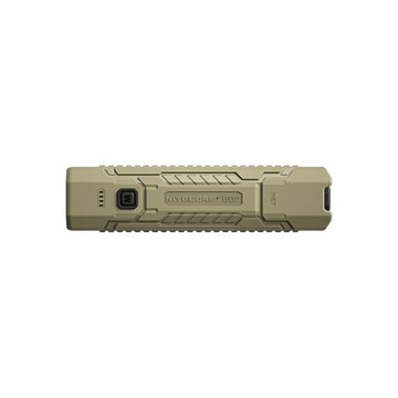 Nitecore EDC07 desert tan 1500 lumen torch, front view