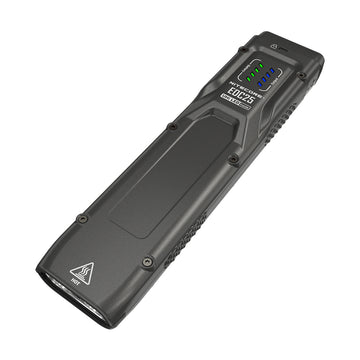 Nitecore EDC25 compact rechargeable flashlight with USB-C charging cable and lanyard