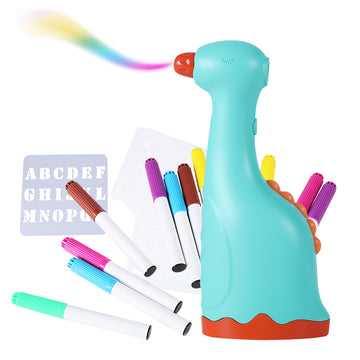 Formula Airbrush Kit Dino with watercolour pens and stencils
