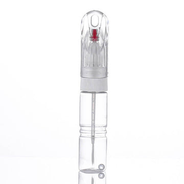 Formula touch-up bottle and pen with fine metal needle tip and soft brush applicator