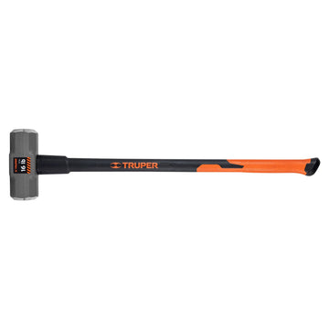 Truper 16lb sledge hammer with fibreglass handle and forged steel head
