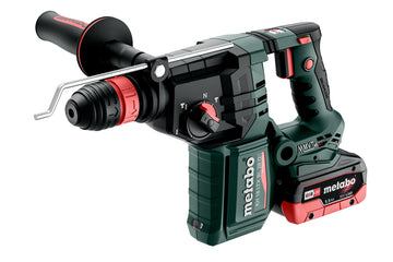 Metabo 18V brushless rotary hammer drill with 28mm quick-change chuck, bare tool
