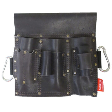 Taurus Tough black leather and nylon linesman pouch