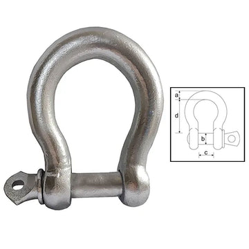 ITM Bow Shackle Commercial Galvanised Body