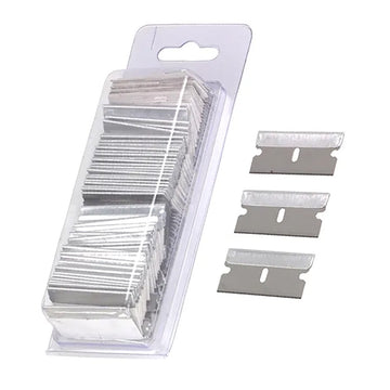Rytool Razor Blades pack of 100 single-edge blades in plastic storage box