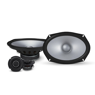 Alpine S2-S69C 6x9 component speaker pair, woofer and mid-tweeter assembly