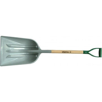 Truper grain shovel with white ABS scoop head and ash handle