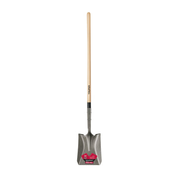 Truper long-handle square-mouth shovel #3 with ash handle and carbon steel head
