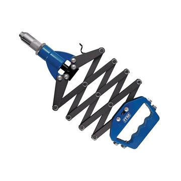 ITM lazy tong riveter with 3-jaw system and 5 nozzles