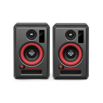 Cerwin Vega VEGA4S 4-inch two-way wireless studio monitor pair with hub and satellite speaker