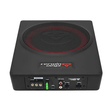 Cerwin Vega VPAS821 8-inch under-seat active subwoofer with slim profile
