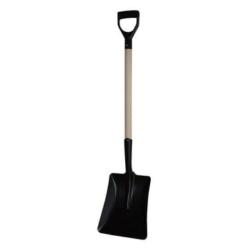 Viking Trade Shovel Square Mouth No.4 with D-handle and plastic grip