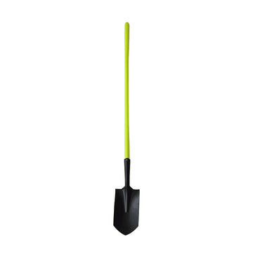 Viking Trade fibreglass handle trenching shovel with pointed carbon steel blade