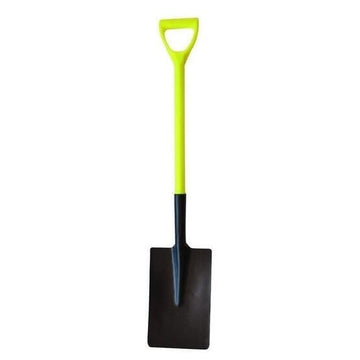 Viking Trade fibreglass D handle spade with heat-treated carbon steel blade