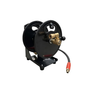 ITM portable pressure washer hose reel 30m with hand rewind and rubber feet