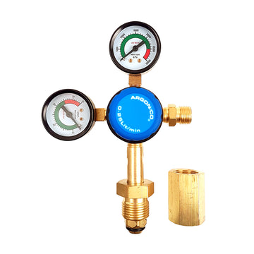 Weldco Argon Regulator with CO2 Adaptor | Alltrade