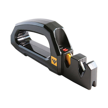 Worksharp Pivot Pro handheld knife and tool sharpener with carbide and ceramic surfaces