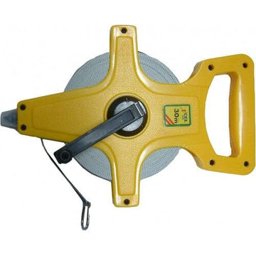 Truper fibreglass tape measure 100 m open case metric English