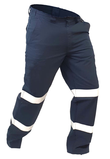 Esko Taped Polycotton Ripstop Workpants, Navy