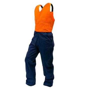 Esko Overall Action Bib, 300gsm Cotton, Orange/Navy, DO