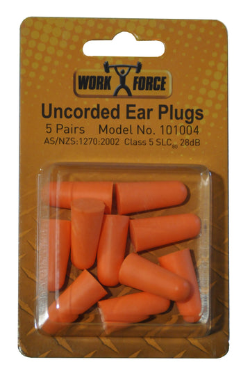 Esko Earplug without Cord, Hangsell 5 pr Blister Pack