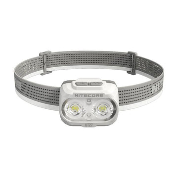 Nitecore UT27 Pro white USB-rechargeable LED headlamp, front view