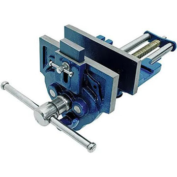 ITM 175mm woodworking vice with quick action release, cast iron body and jaws