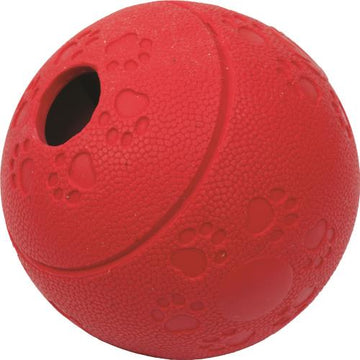 Sniffz large red treat ball, 111 mm diameter