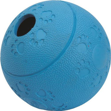 Sniffz medium treat ball in blue, 80mm diameter