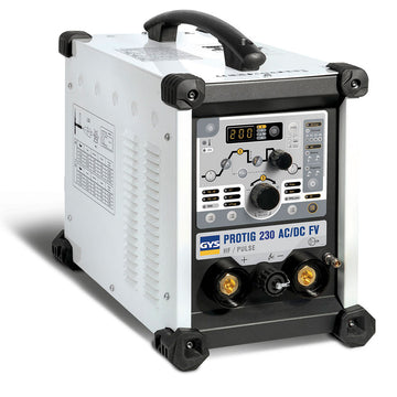 GYS PROTIG 230 AC/DC FV portable dual-process TIG MMA welder with reinforced bodywork